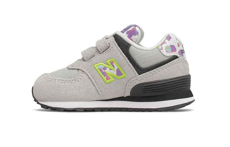 New Balance New Balance 574 Collection Cushioning Abrasion Resistant Breathable Low top Toddler Shoes Gray Black Infant And Toddler