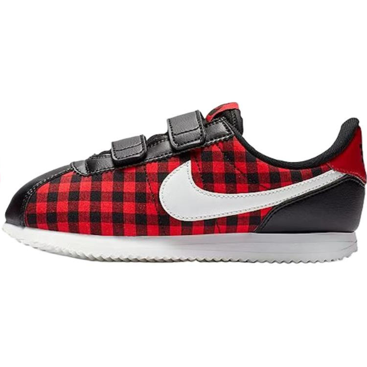 Nike Nike Cortez Abrasion Resistant Low top Kids Lifestyle Shoes Red Black Children Aged 3 7 Years Old