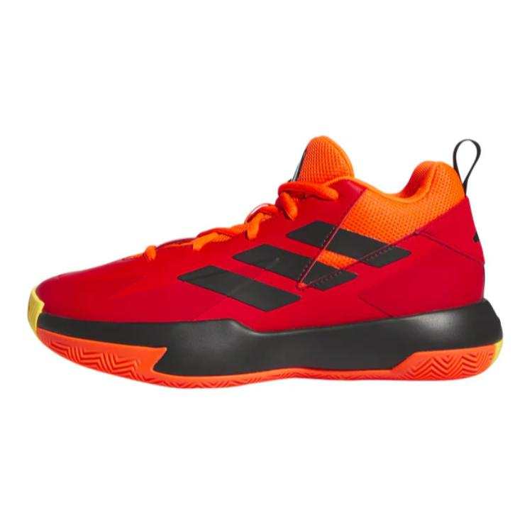 Adidas Adidas Cross Em Up Slip Resistant Cushioning Low top Children's Basketball Shoes Orange Red Kids'