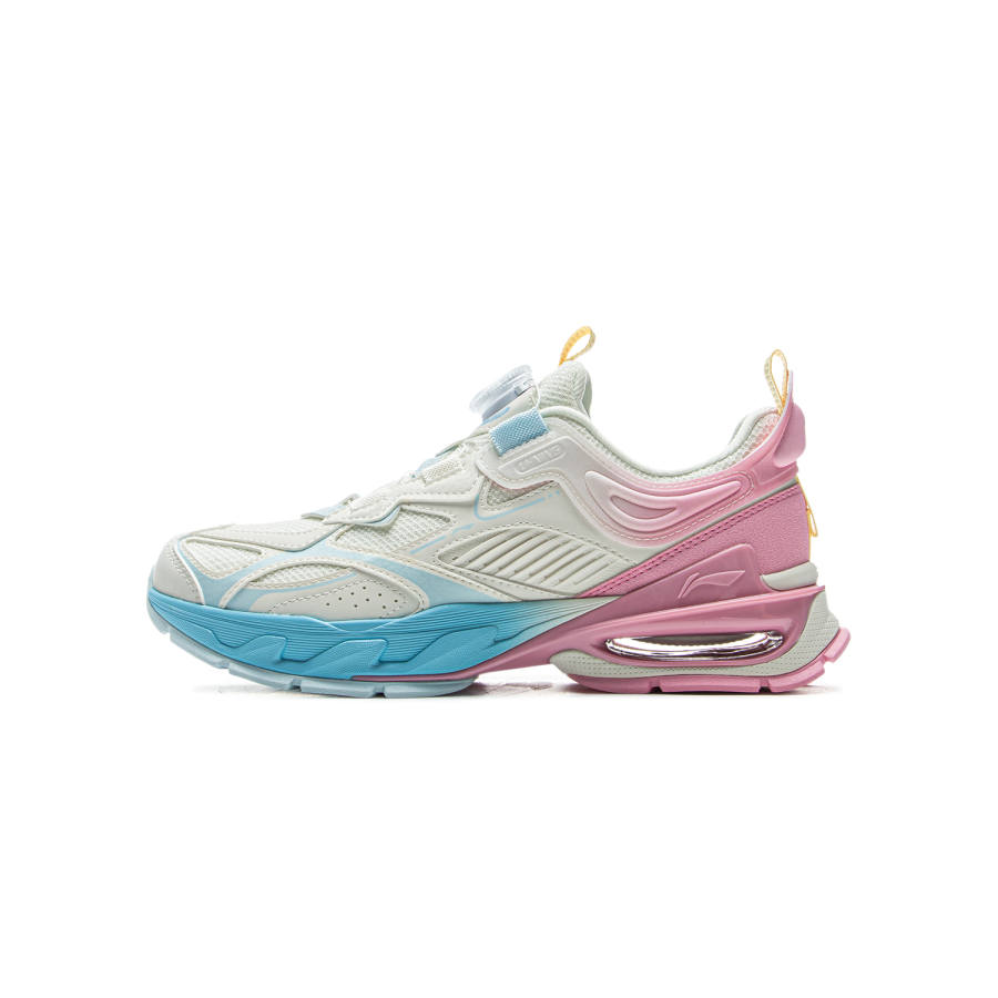 Li-Ning YOUNG Li Ning YOUNG Sports Life Collection Cushioning Rebound Support Kids Lifestyle Shoes Ivory/Peach Wood Pink Kids'