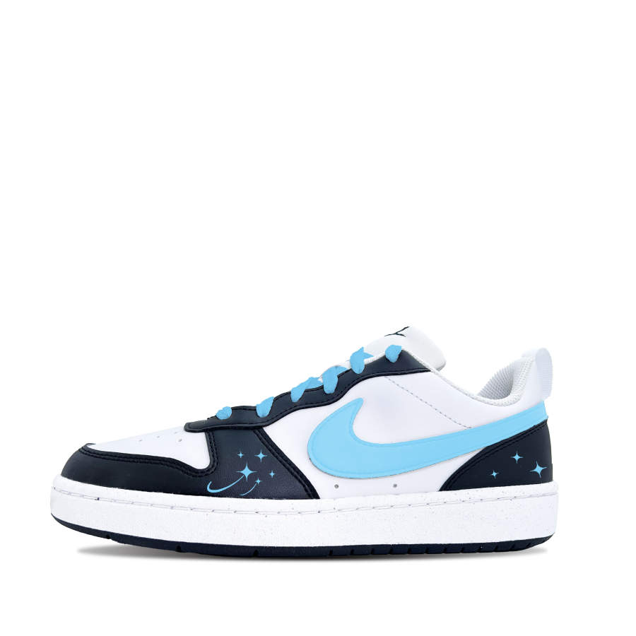 Nike Nike Court Borough FrostNova Abrasion Resistant Slip Resistant Low top Kids' Skateboarding Shoes Blue Kids'