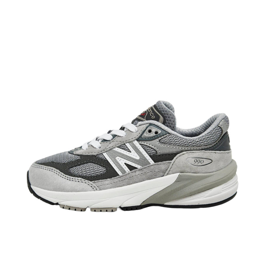 New Balance New Balance NB 990 V6 Leather Abrasion Resistant Kids' Running Shoes