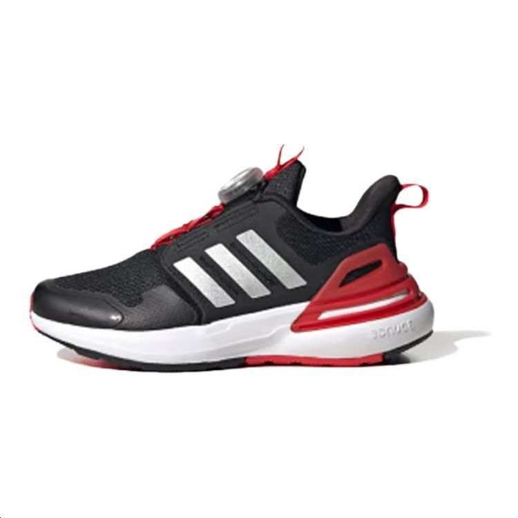 Adidas Adidas Rapidasport BOA Fabric Cushioning, Wear Resistant Low top Kids Lifestyle Shoes Black Red Kids'
