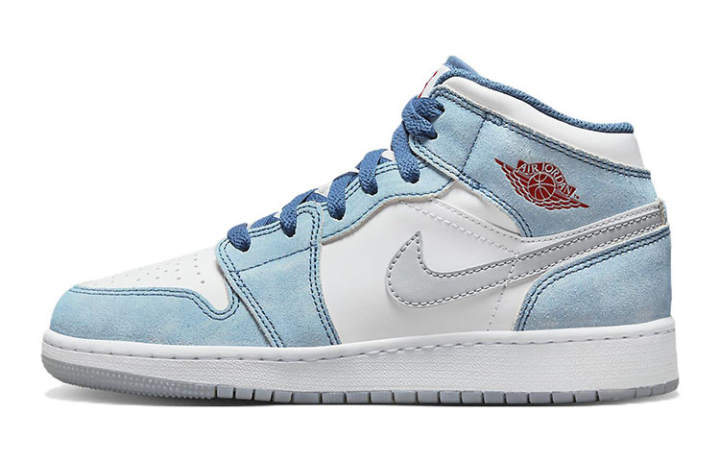 Jordan Jordan 1 Mid SE French Blue Light Steel GS