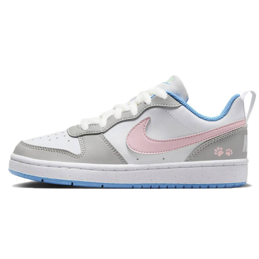 Nike Nike Court Borough Summer Blueberry Synthetic Leather Slip Resistant Abrasion Resistant