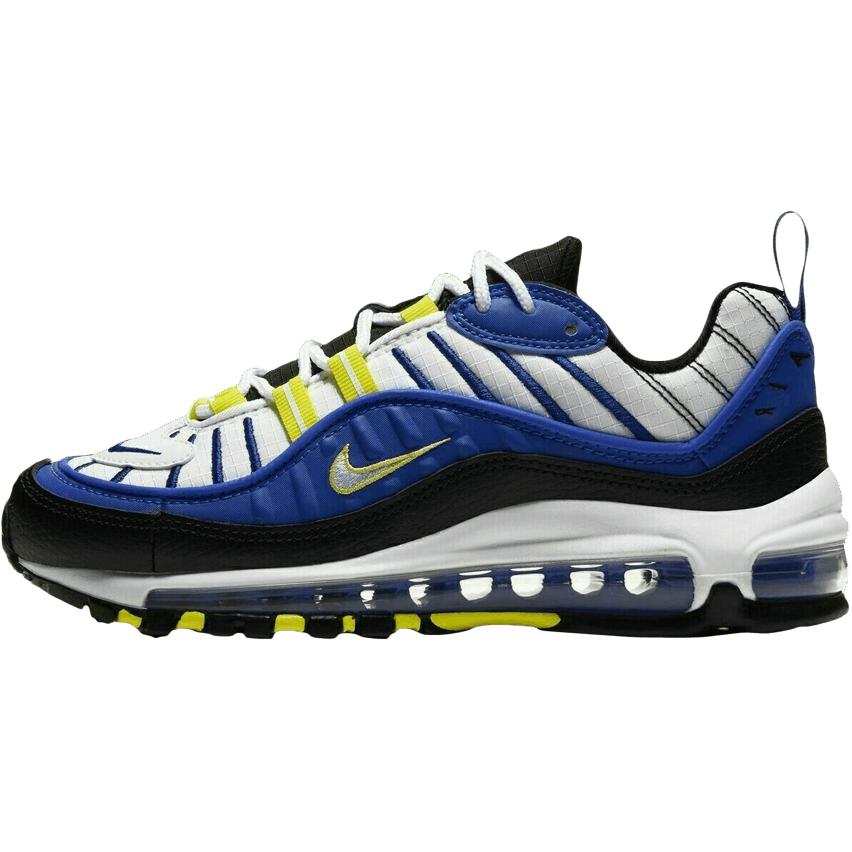 Nike Nike Air Max 98 Low top Kids Lifestyle Shoes White Blue Teenagers