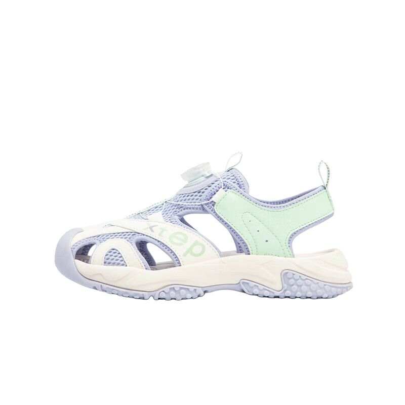 XTEP Sandal Sail White Snow Blue Purple Teenagers