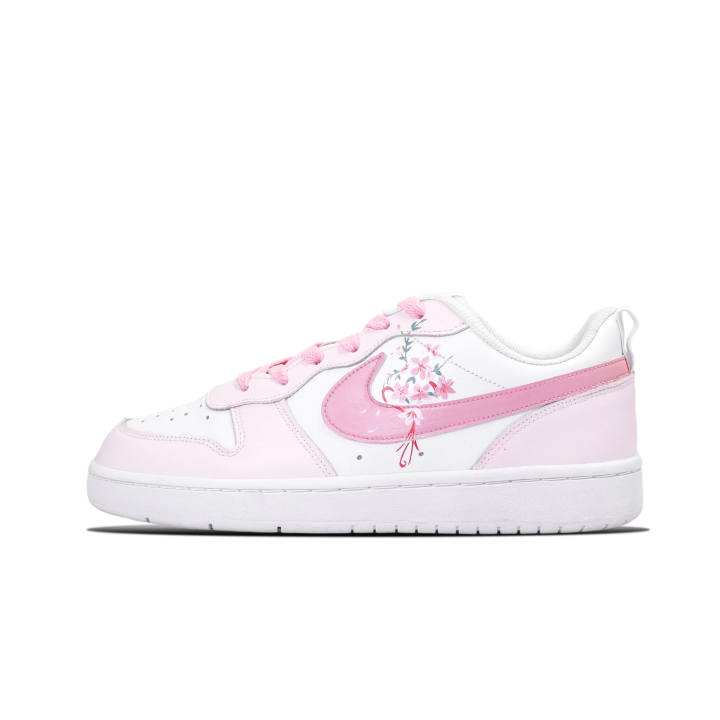 Nike Nike Court Borough Leather Abrasion Resistant Lightweight Cushioning Abrasion Resistant Lightweight Cushioning Low top