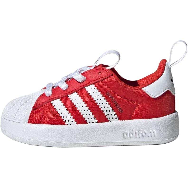 Adidas Originals SUPERSTAR 360 Support Low top Toddler Shoes Red Infant And Toddler
