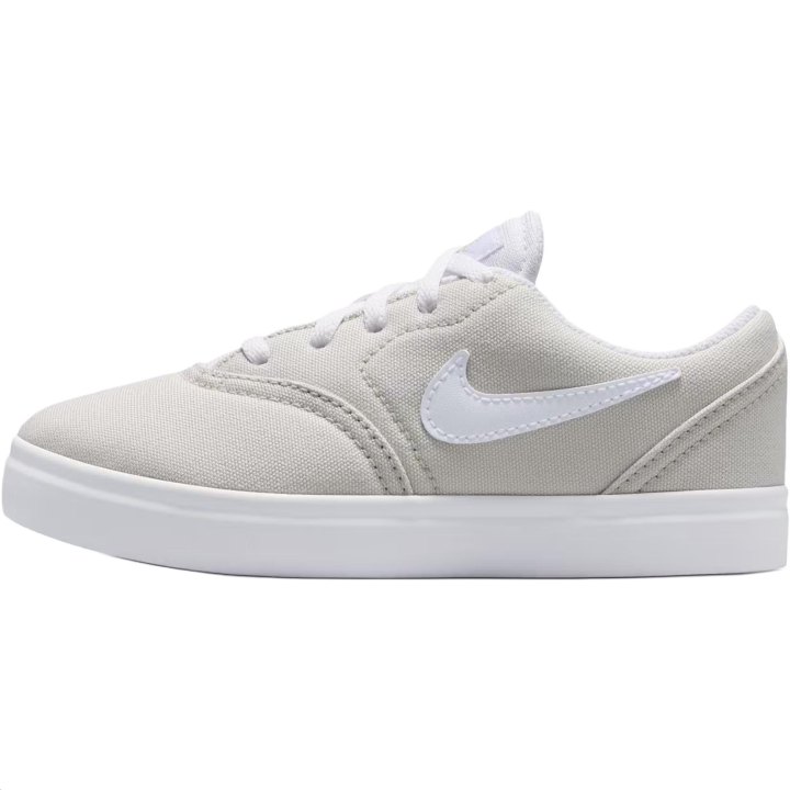 Nike Nike SB Check Abrasion Resistant Abrasion Resistant Low top Kids' Skateboarding Shoes Light Bone White