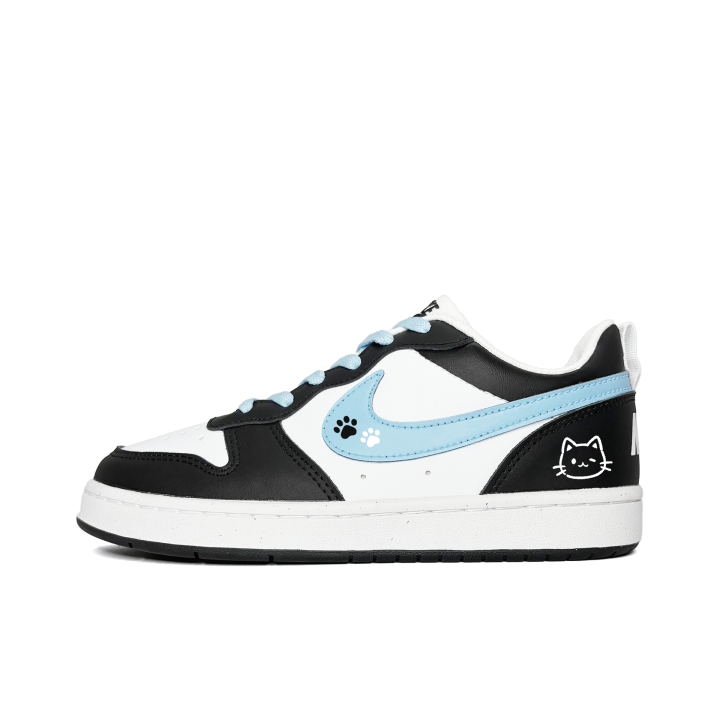 Nike Nike Court Borough Blue Meowth Slip Resistant Abrasion Resistant Slip Resistant Abrasion Resistant Low top