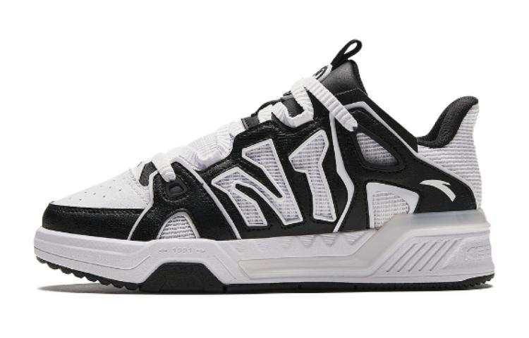 Antakids Low top Skateboard Shoes Black White Teenagers