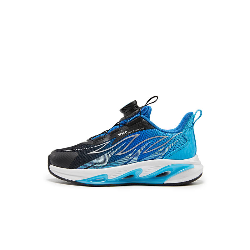 XTEP Fiery Feather Abrasion Resistant Breathable Lightweight Cushioning Low top Kids' Running Shoes