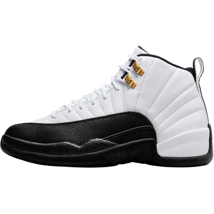 Jordan Jordan Air Jordan 12 Low top Basketball Shoes White Black Unisex