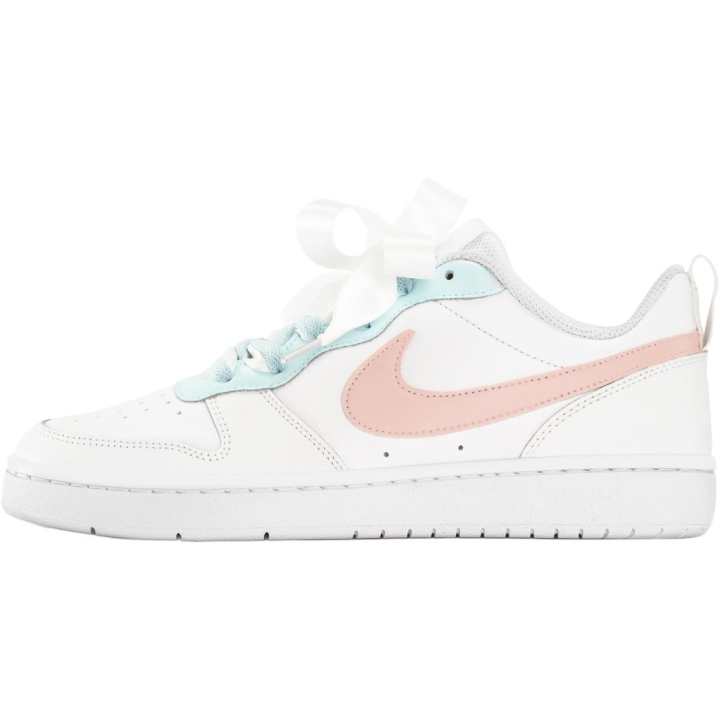 Nike Nike Court Borough Blue Tail Butterfly Leather Slip Resistant Cushioning Slip Resistant Cushioning Low top