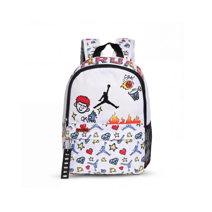 Jordan Jordan Polyester Backpack Regular Unisex Red Blue