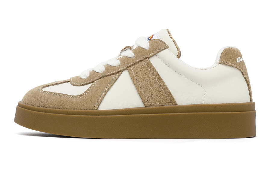 Dickies Low top Kids' Skateboarding Shoes White Brown Teenagers
