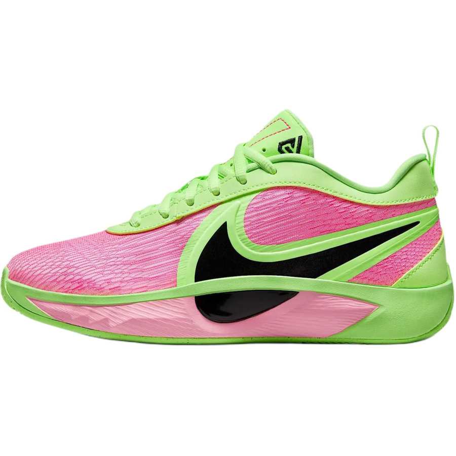 Nike Nike Giannis Freak 6 Soft And Comfortable Low top Children's Basketball Shoes Pink Green Kids'