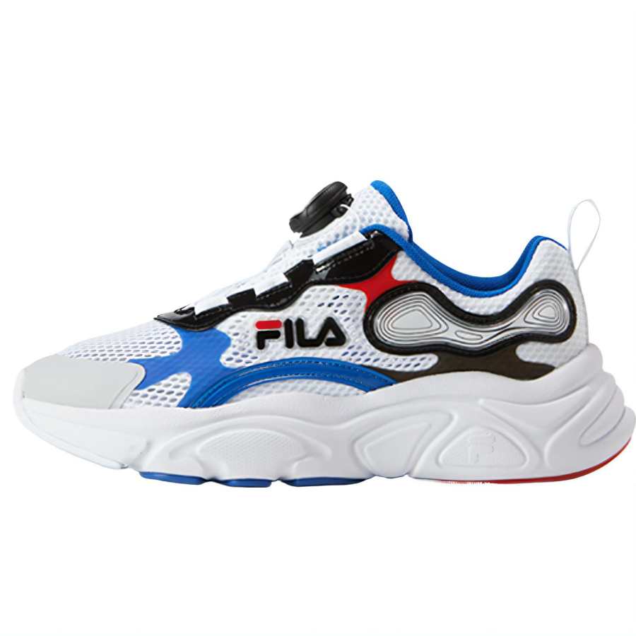 FILA KIDS BOA Thermal Low top Kids Lifestyle Shoes Standard White/Marine Blue Kids'