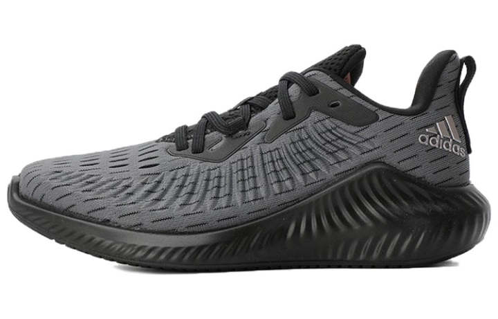 Adidas Adidas +J Slip Resistant Low top Running Shoes Gray Black Teenagers