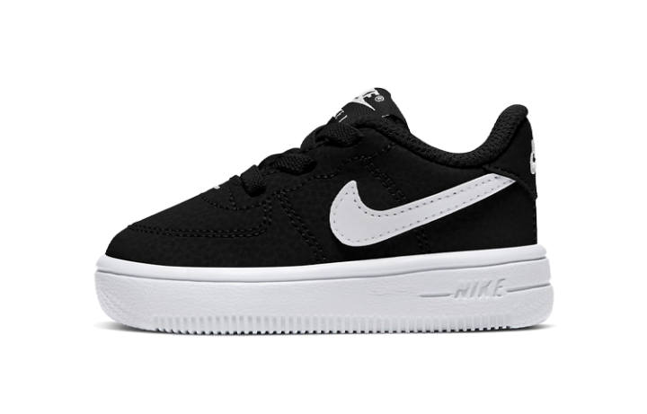 Nike Nike Air Force 1 18 Low top Skateboard Shoes Black White Infant And Toddler