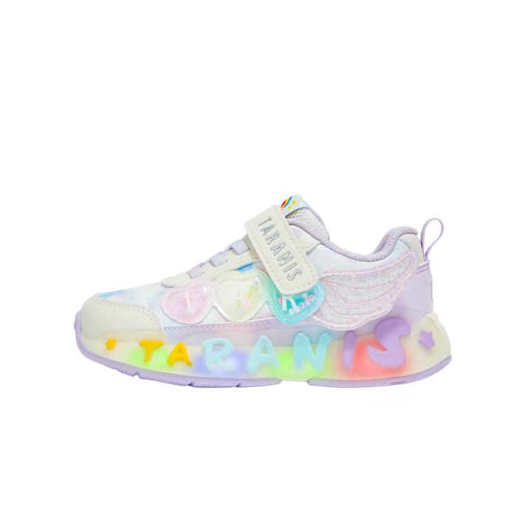 TARANIS 3rd Grade Preschool Shoes Cushioning Kids Lifestyle Shoes White/Multicolor Color