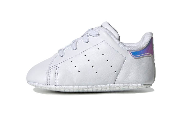 Adidas Originals Stan Smith TD Abrasion Resistant Low top Casual Shoes White Laser Infant And Toddler