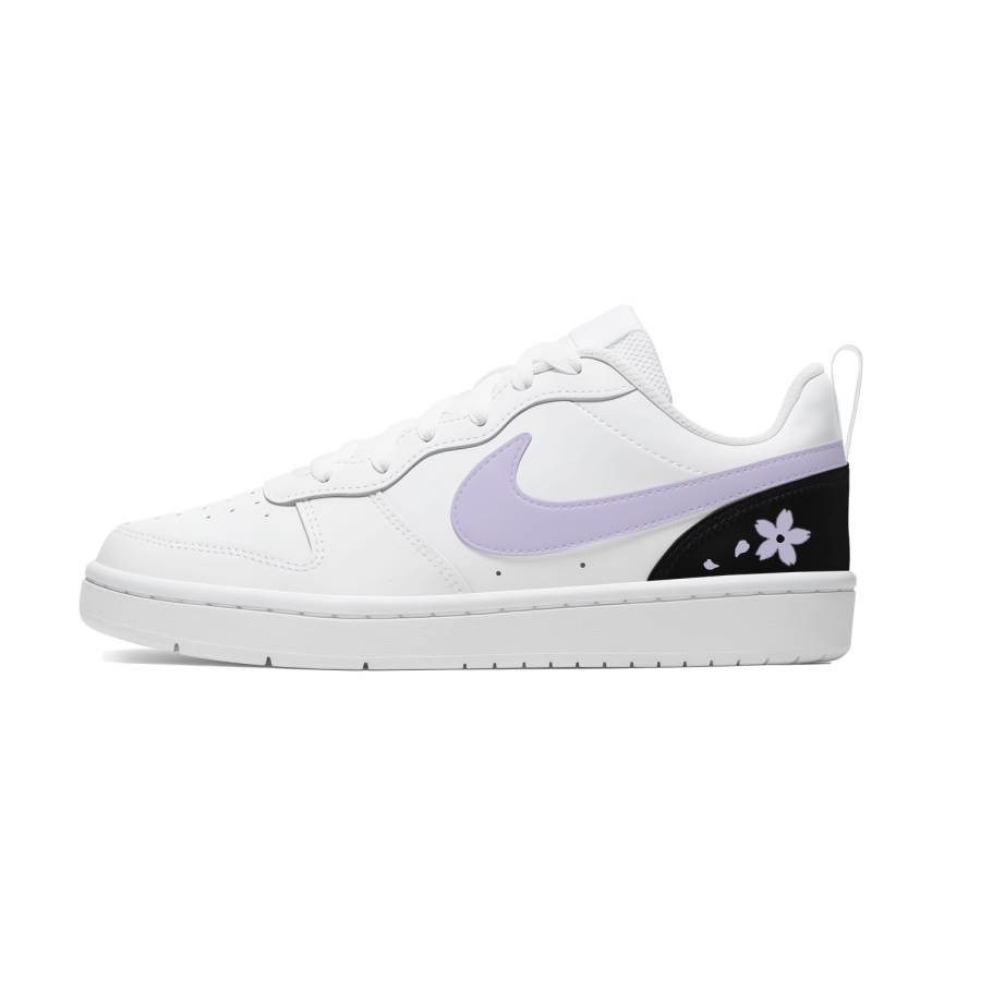 Nike Nike Court Borough Leather Slip Resistant Abrasion Resistant Cushioning Low top Kids' Skateboarding Shoes Unisex