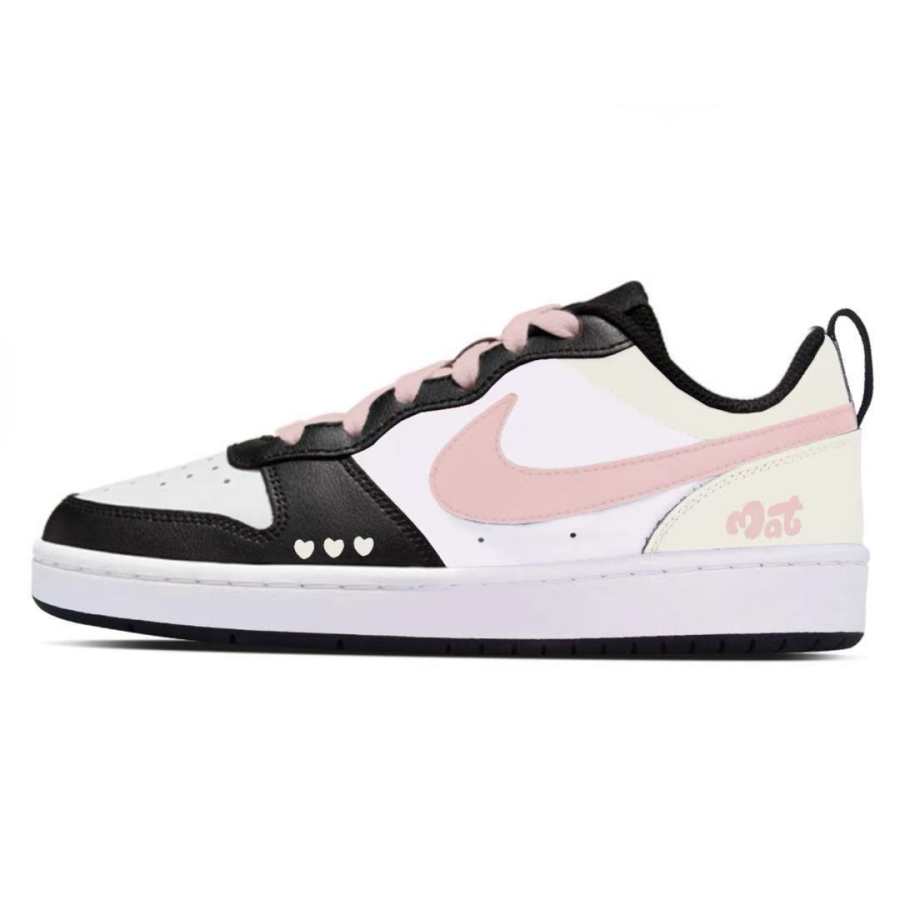 Nike Nike Court Borough MAT Low top Kids' Skateboarding Shoes Black Pink Unisex