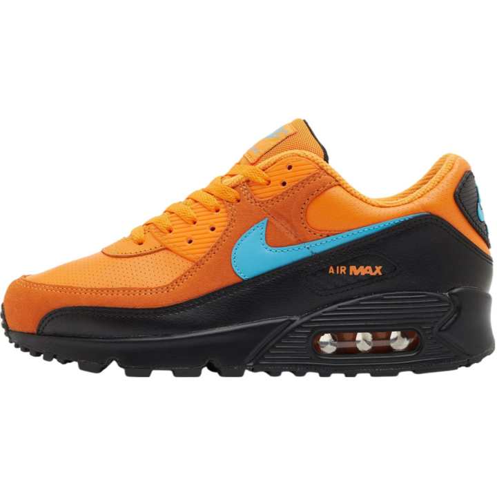 Nike Nike Air Max 90 Low top Running Shoes Orange/Black Unisex