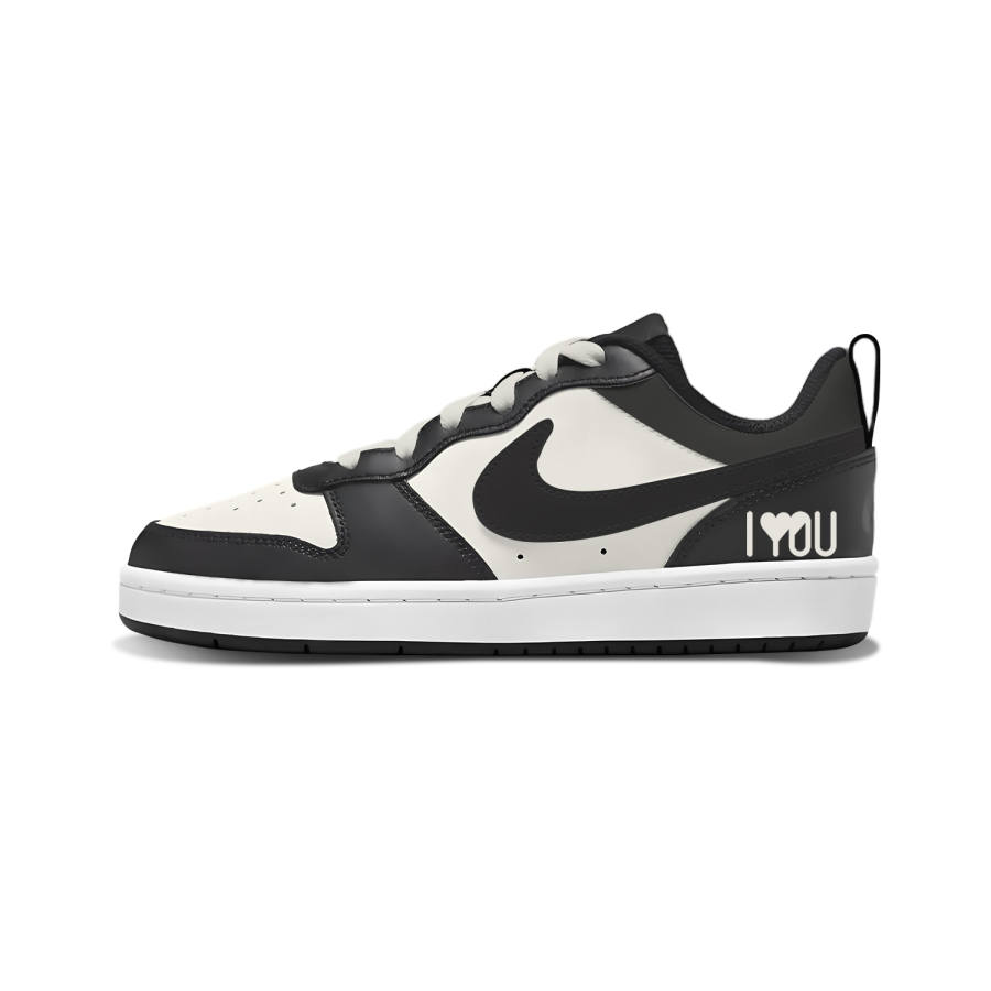 Nike Nike Court Borough Spade Heart Seven Synthetic Leather Abrasion Resistant Abrasion Resistant Low top Skateboard Shoes