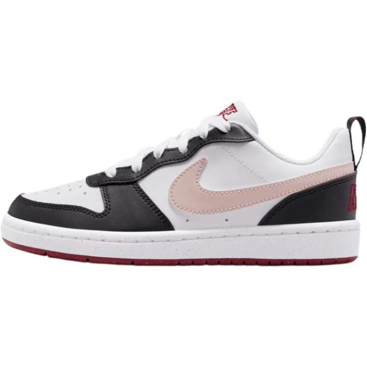 Nike Nike Court Borough Synthetic Leather Low top Skateboard Shoes White Black Unisex