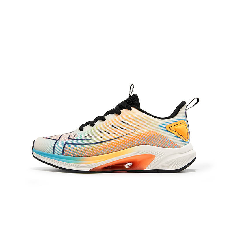 XTEP Dark Style Low top Running Shoes New White Energy Orange Teenagers