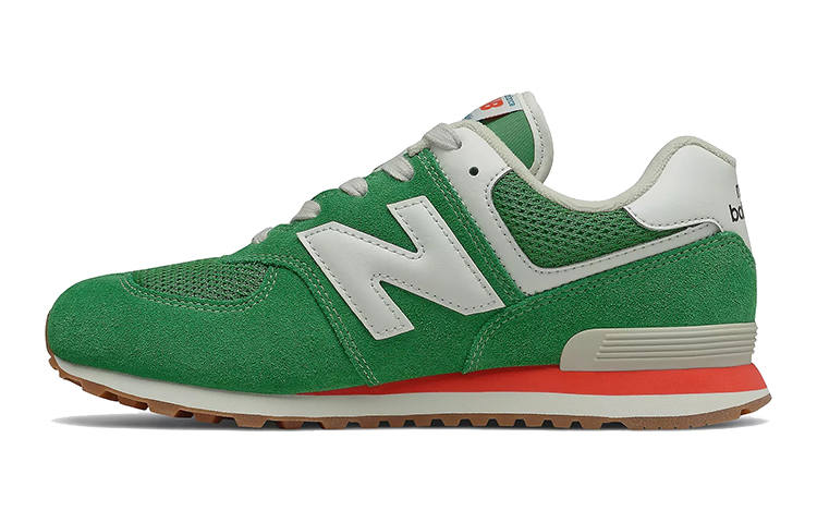 New Balance New Balance NB 574 Kids Lifestyle Shoes White Green Teenagers