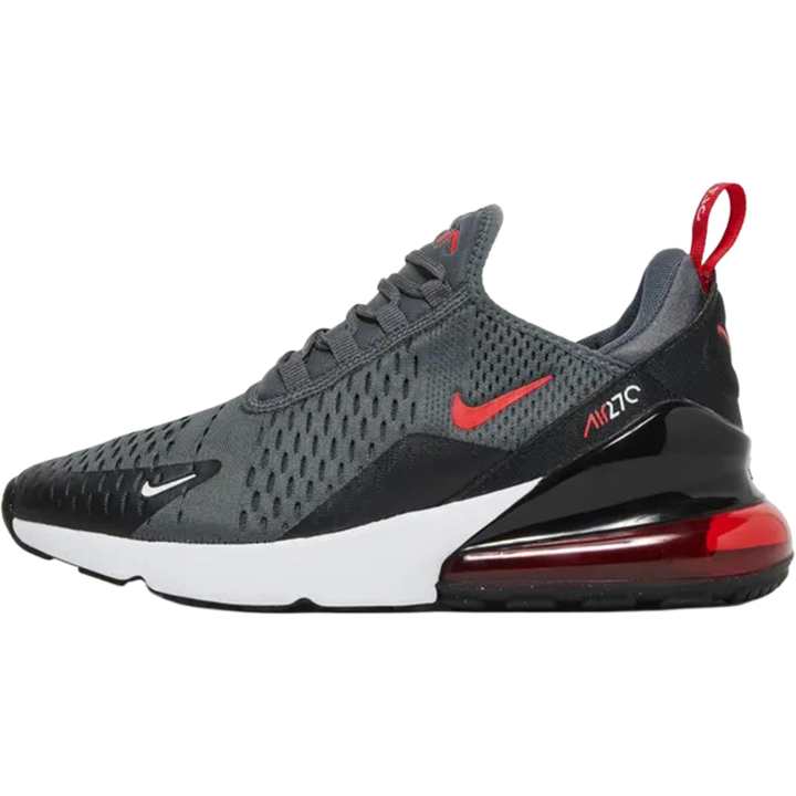 Nike Nike Air Max 270 Mesh Classic And Versatile Low top Kids' Running Shoes Gray Teenagers