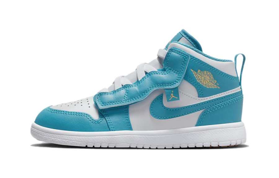 Jordan Jordan Air Jordan 1 Mid PS Slip Resistant Anti Kick Slip Resistant Anti Kick Mid top Children's Basketball Shoes