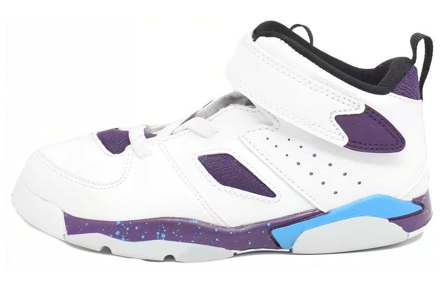 Jordan Jordan Flight Club 91 Comfortable Round Toe Anti Kick Cushioning Anti Kick Cushioning Mid top Toddler Shoes White