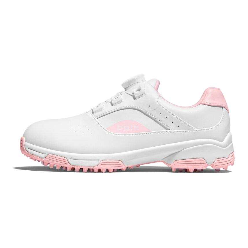 PGM PGM Microfiber Leather Kids' Training Shoes White Pink Kids'