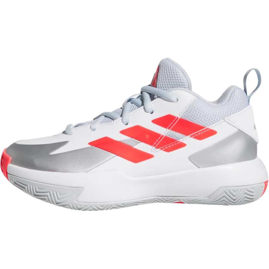 Adidas Adidas Cross Em Up Select Mid top Children's Basketball Shoes White Red Silver Kids'