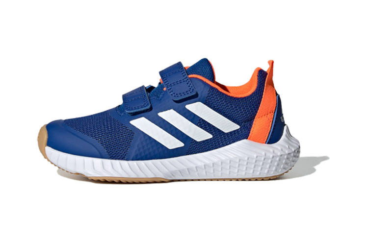 Adidas Adidas Gym Slip Resistant Kids' Training Shoes Blue Orange White Children Aged 3 7 Years Old