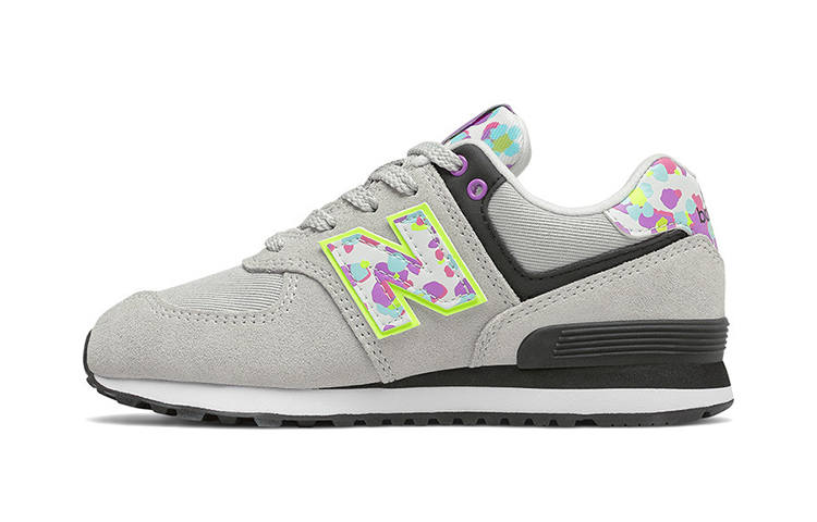 New Balance New Balance NB 574 Low top Kids' Running Shoes Gray Black Children Aged 3 7 Years Old
