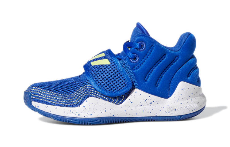 Adidas Adidas Slip Resistant Abrasion Resistant Low top Children's Basketball Shoes Children Aged 3 7 Years Old