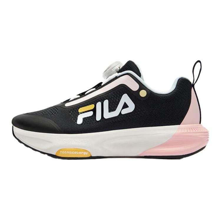 FILA KIDS Boa Low top Kids' Training Shoes Black Pink Teenagers