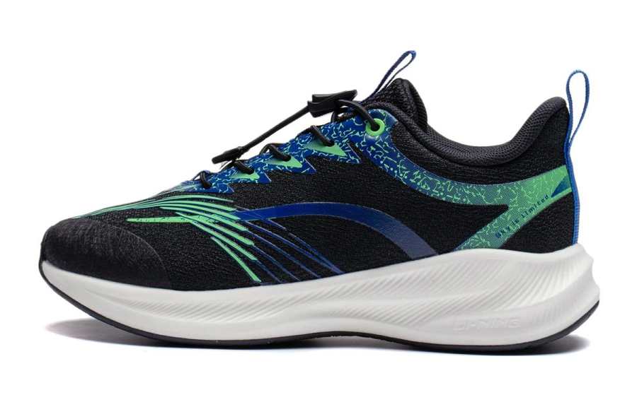Li-Ning YOUNG Li Ning YOUNG Abrasion Resistant Breathable Abrasion Resistant Breathable Low top Running Shoes Black Teenagers