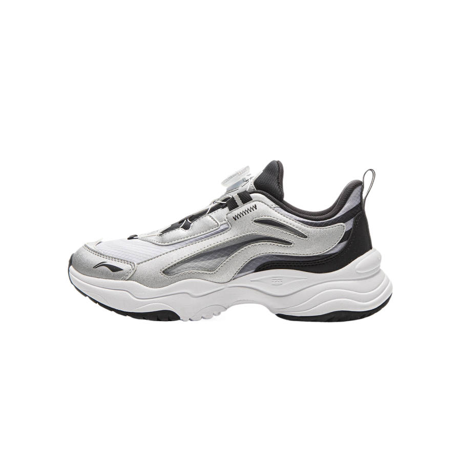 Li-Ning YOUNG Li Ning YOUNG Great Aurora Casual Shoes Silver/Black Teenagers