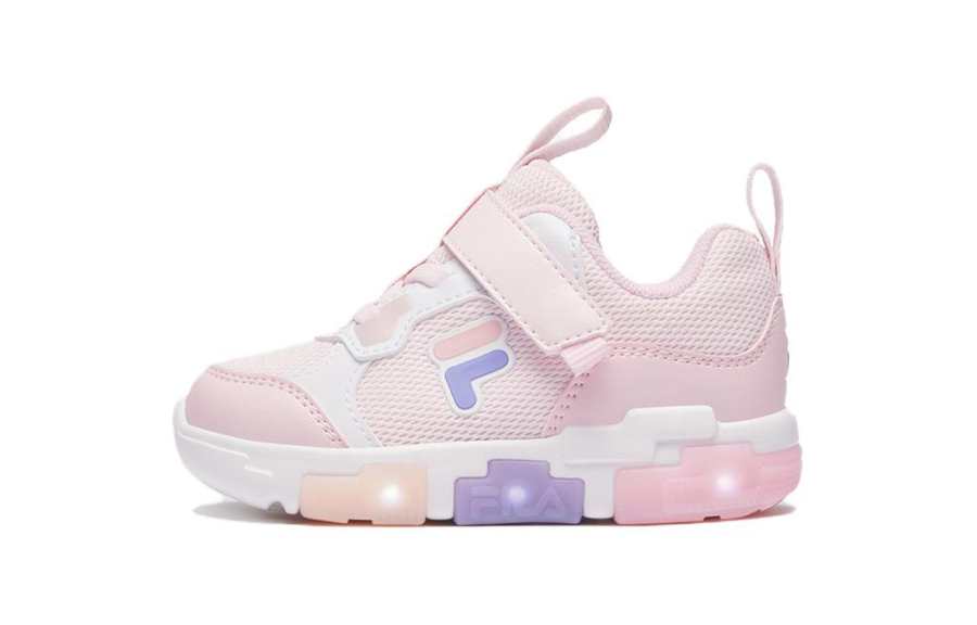 FILA KIDS Pixels Slip Resistant Cushioning Slip Resistant Cushioning Low top Toddler Shoes Pink Infant And Toddler