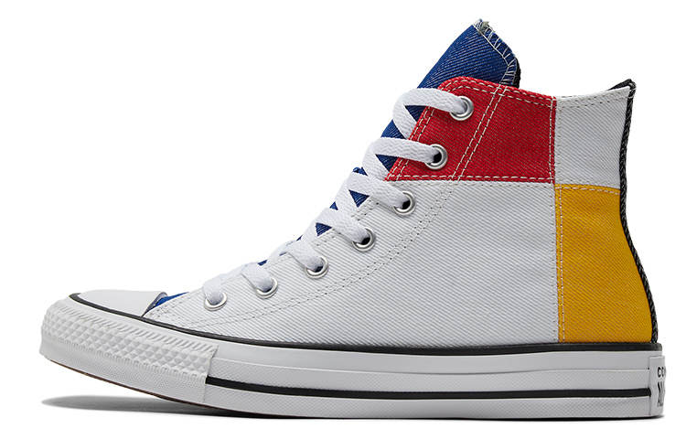 Converse Chuck Taylor All Star High top Kids Canvas Shoes White Green Teenagers