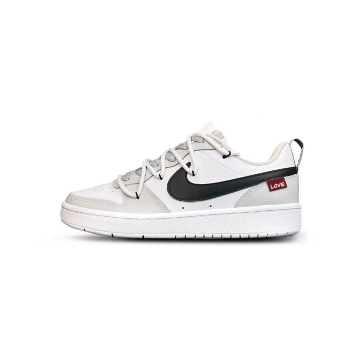 Nike Nike Court Borough Minimalist Style Love Leather Slip Resistant Cushioning Abrasion Resistant