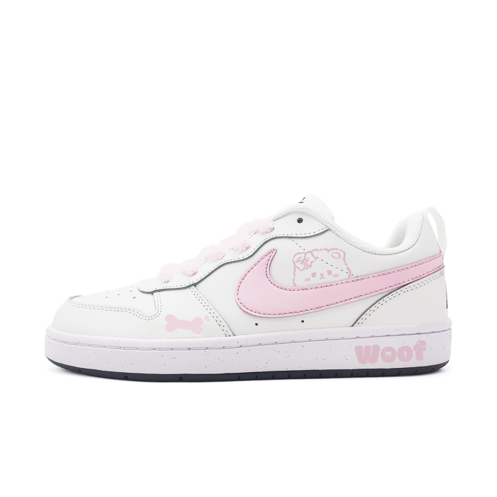 Nike Nike Court Borough Squished Puppy Synthetic Leather Slip Resistant Abrasion Resistant Slip Resistant Abrasion Resistant