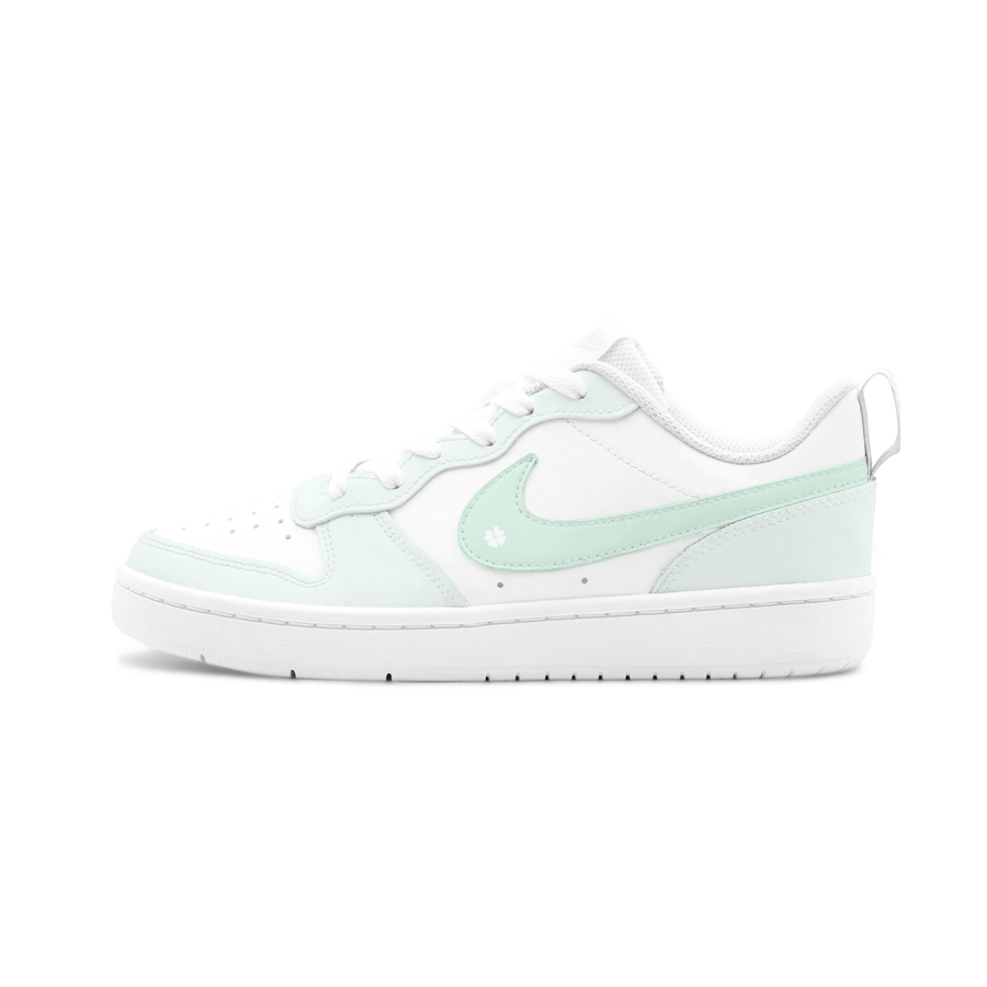 Nike Nike Court Borough Star Joy Manufacturing, Mint Cloud Height Increasing Breathable Low top Skateboard Shoes White Green